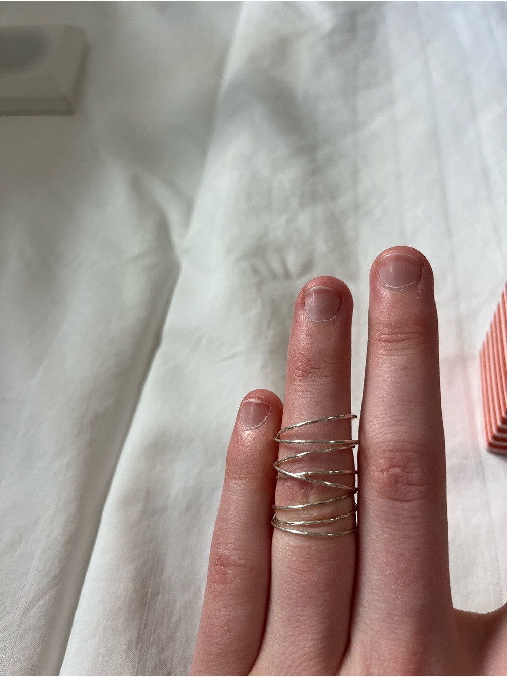 Stella & Dot Silver Twisted Wrap Ring - Picture 2 of 3